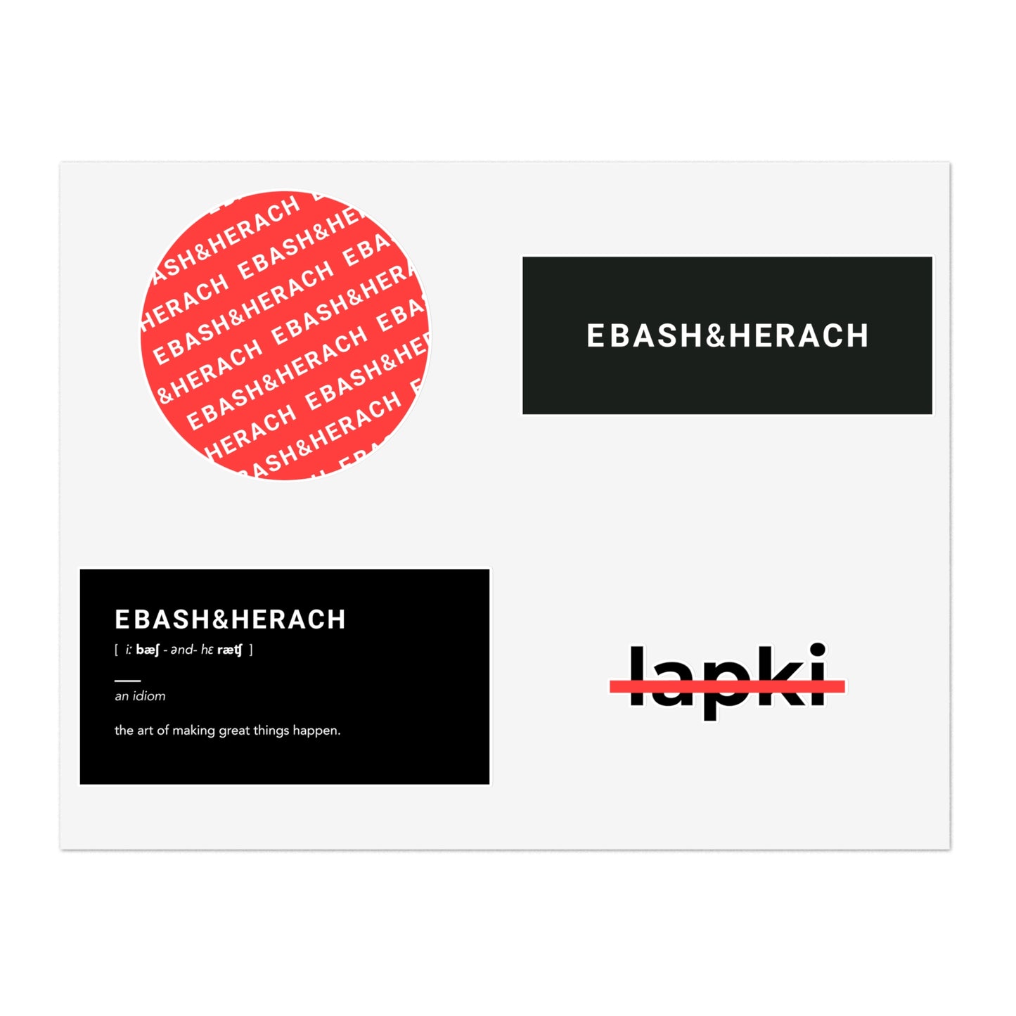 Sticker Pack E&H + Lapki